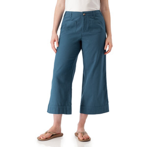 Harris Cotton Ripstop Wide Leg Pant Mallard Blue