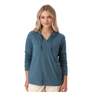 Mari Pull-On Hoodie Mallard Blue