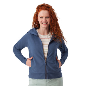 Inola Zip Up Hoodie Vintage Indigo Blue alt 1