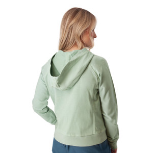 Inola Zip Up Hoodie Jadeite Green back