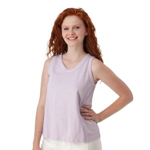 Finley V-Neck Tank Top Orchid Petal Purple alt 1