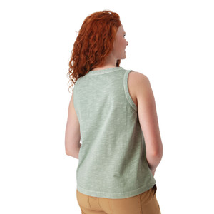Finley V-Neck Tank Top Jadeite back