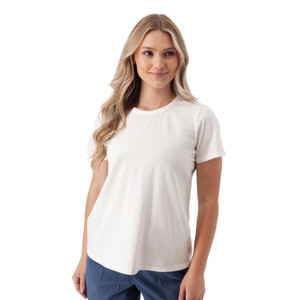Basis Solid Organic Cotton T-Shirt White alt 1