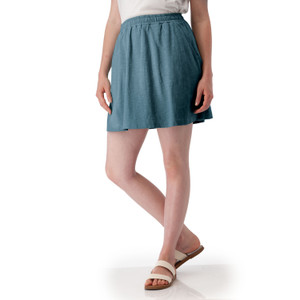 Finley Pull-On Skirt Mallard Blue alt 1