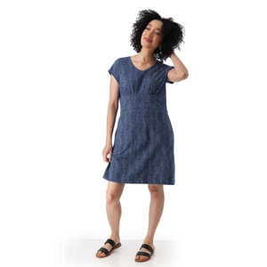 Daystar Printed T-Shirt Dress Vintage Indigo Blue alt 1