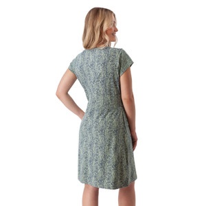Daystar Printed T-Shirt Dress Jadeite Green back