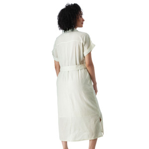 Elowyn Dolman Midi Shirtdress Green back