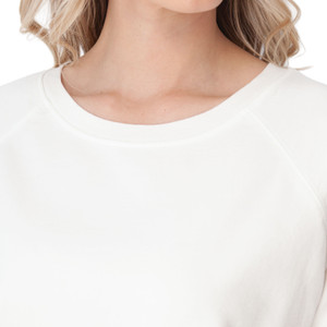 Inola Raglan Sleeve Sweatshirt White detail