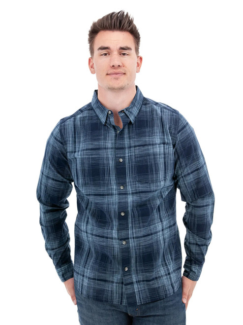 Chase Organic Hidden Button-Down Shirt studio