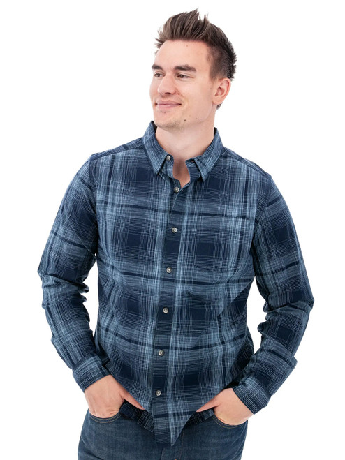 Chase Organic Hidden Button-Down Shirt studio alt 1