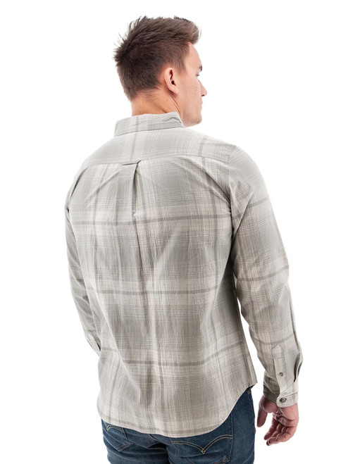 Chase Organic Hidden Button-Down Shirt studio back