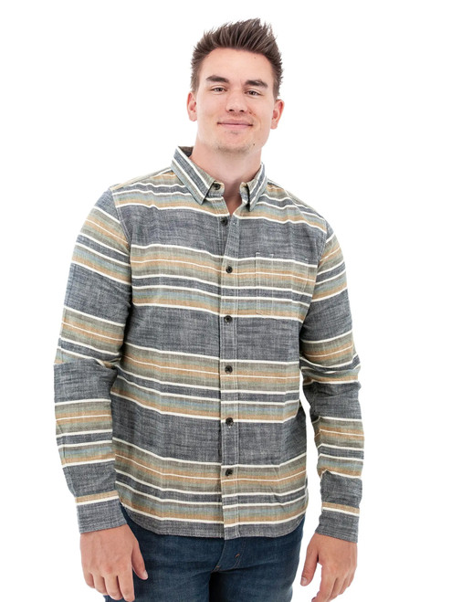 Chase Organic Hidden Button-Down Shirt studio