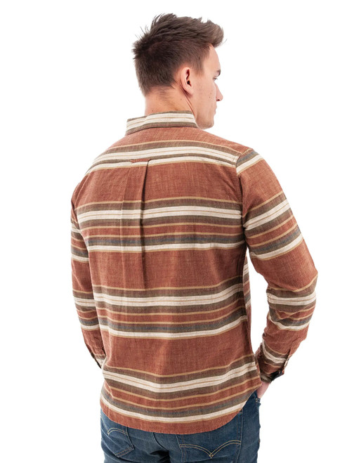Chase Organic Hidden Button-Down Shirt studio back
