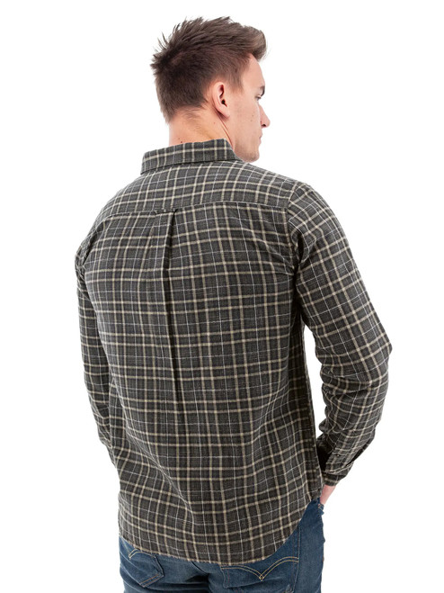 Chase Organic Hidden Button-Down Shirt studio back