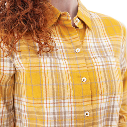 Salina Organic Plaid Shirt studio alt 2 gold