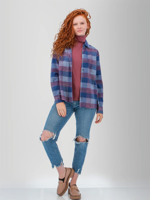 Salina Organic Plaid Shirt studio