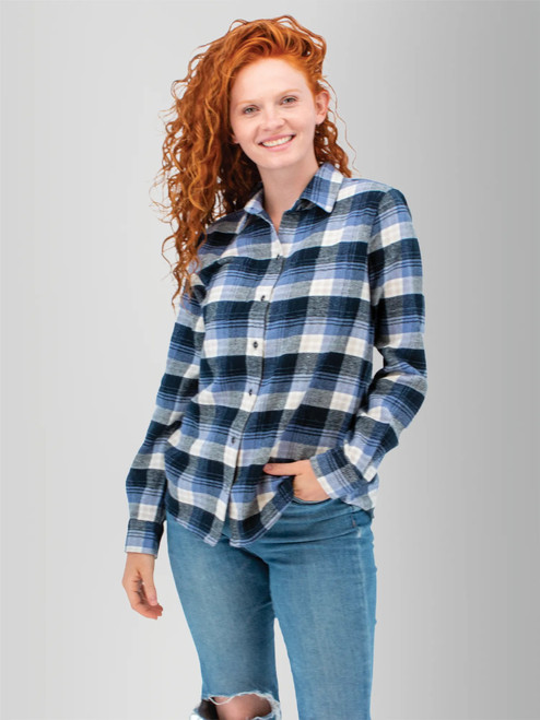 Salina Organic Plaid Shirt studio