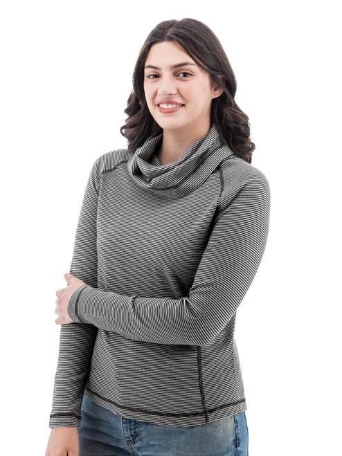 Wrenley Cowl Neck Pullover studio