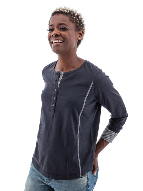 Sofia Organic Henley studio alt1