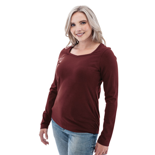 Mai Organic Sweetheart Long Sleeve Tee studio alt 1
