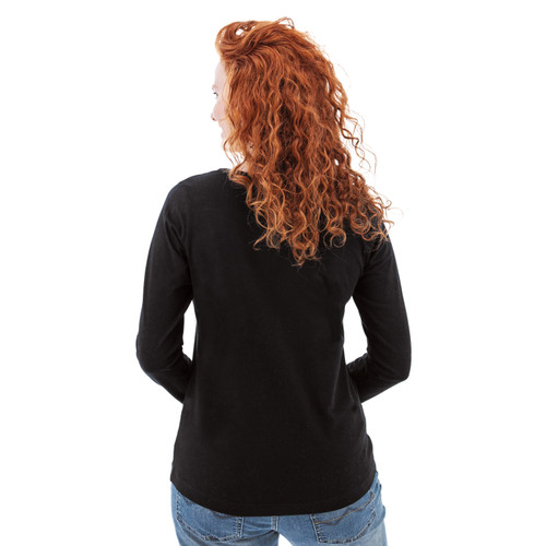 Mai Organic Sweetheart Long Sleeve Tee studio back
