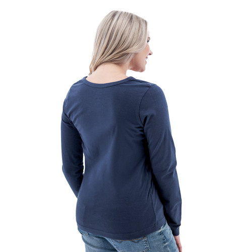 Mai Organic Sweetheart Long Sleeve Tee studio back