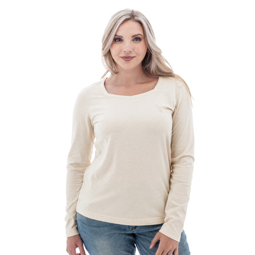 Mai Organic Sweetheart Long Sleeve Tee studio