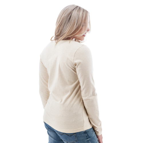 Mai Organic Sweetheart Long Sleeve Tee studio back