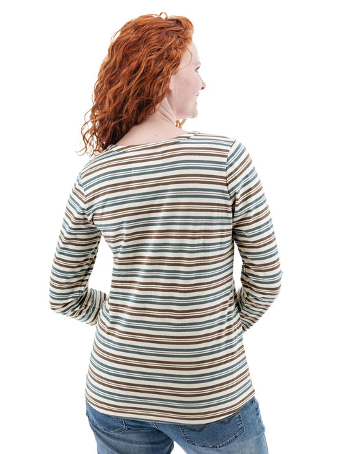 Mai Organic Sweetheart Long Sleeve Tee studio back