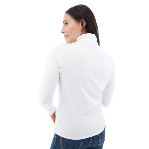 Mariela Organic Turtleneck studio back
