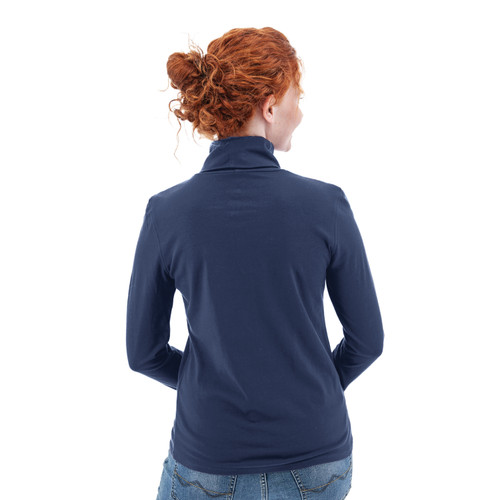 Mariela Organic Turtleneck studio back
