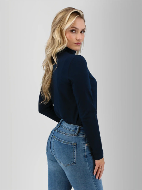 Mariela Organic Turtleneck studio back