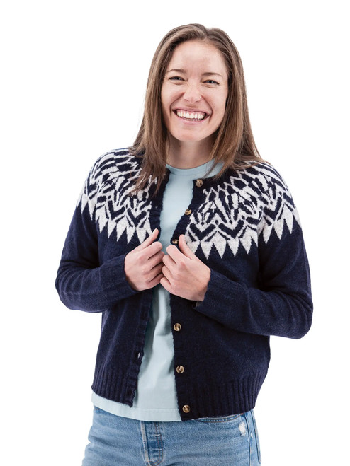 Alani Fair Isle Cardigan studio