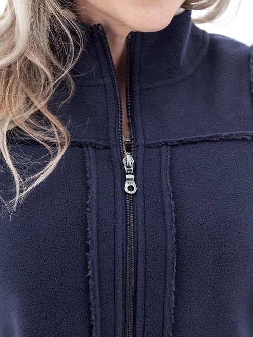 Payette Fleece Vest studio detail