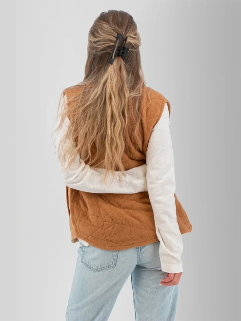 Hadlee Fleece Vest studio back