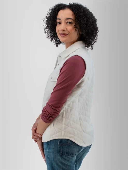 Hadlee Fleece Vest studio back
