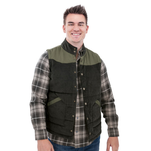 Reese Quilted Cord Vest studio