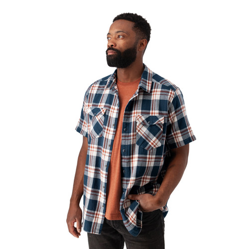 Liam Organic Cotton Snap Button Shirt studio