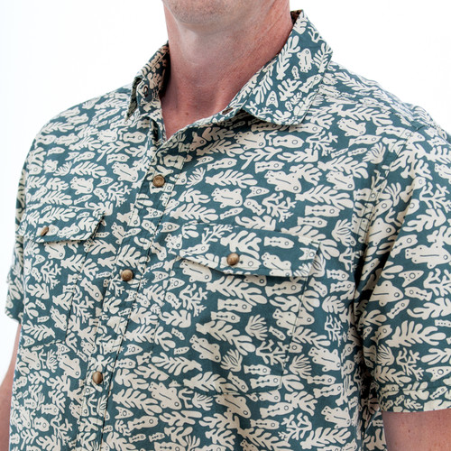 Ryker Coral Reef Print Shirt studio alt 2