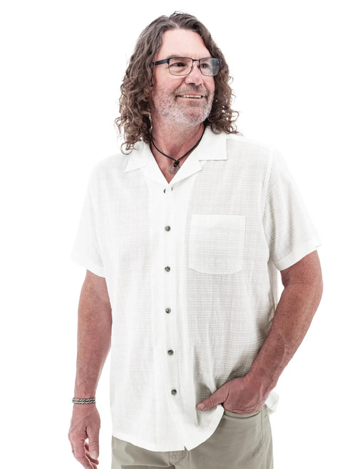 Ayden Organic Cotton Camp Shirt studio alt 1