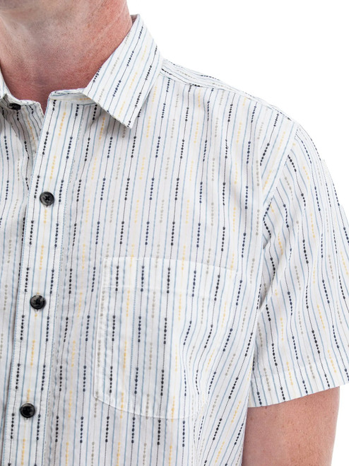 Hawke Organic Cotton Striped Shirt studio alt 2