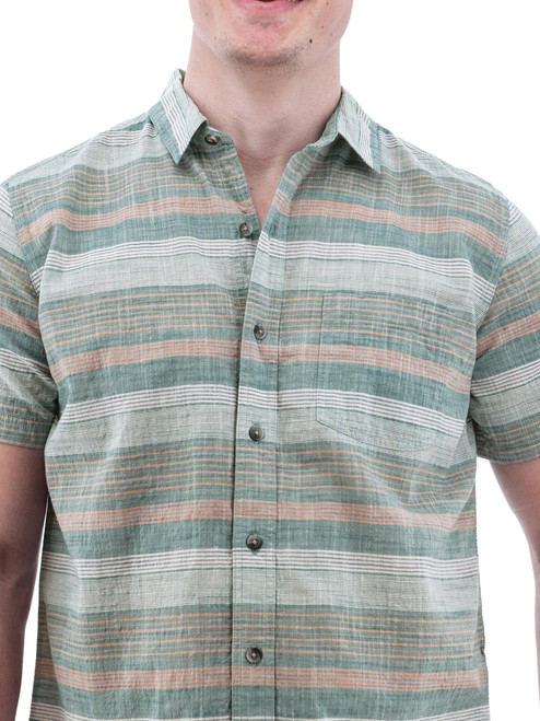 Hawke Organic Cotton Striped Shirt studio alt 1
