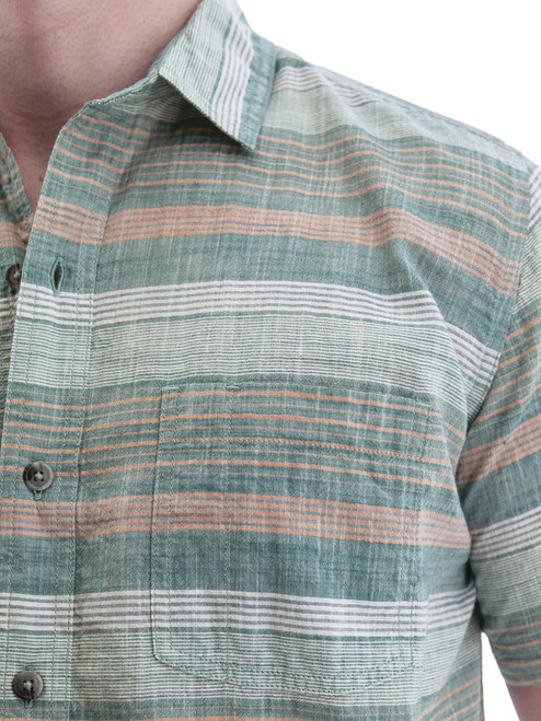 Hawke Organic Cotton Striped Shirt studio alt 2
