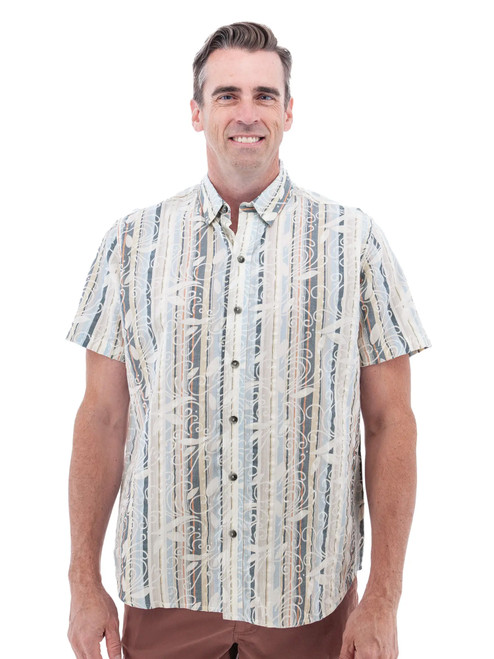 Rory Overprint Striped Shirt studio