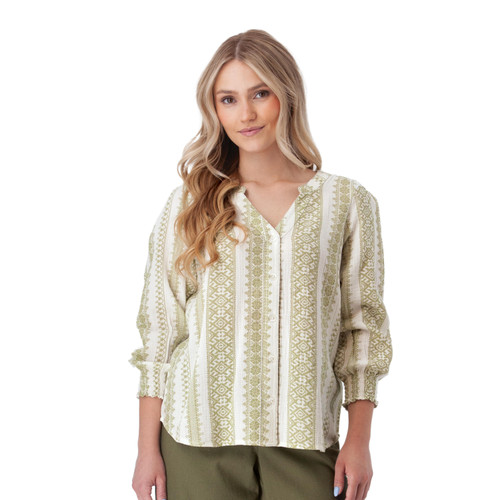 Anna Smocked Sleeve Blouse studio