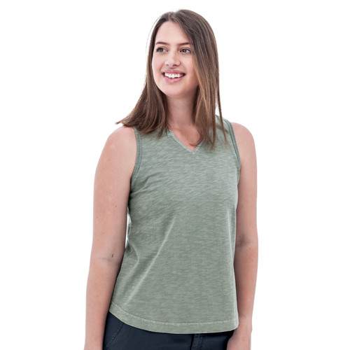Layla Organic Cotton Tank Top studio alt1
