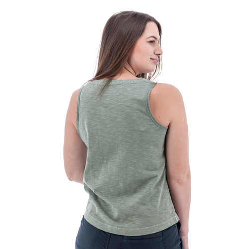 Layla Organic Cotton Tank Top studio back