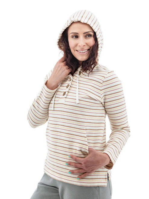 Courtney Organic Beach Hoodie studio alt1