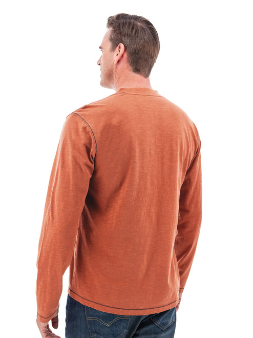 Dominic Organic Cotton Henley studio back