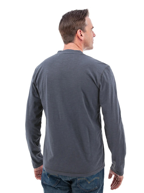 Dominic Organic Cotton Henley studio back